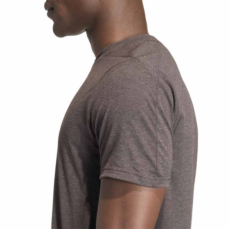 Adidas Designed for Training Kahverengi Erkek Tshirt - 4