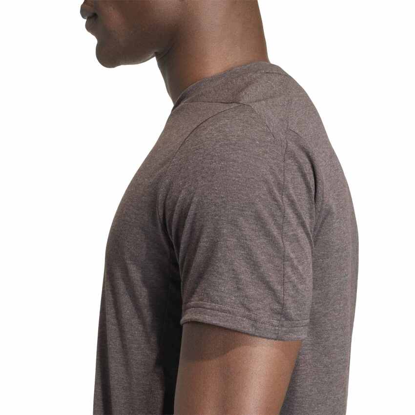 Adidas Designed for Training Kahverengi Erkek Tshirt - 4