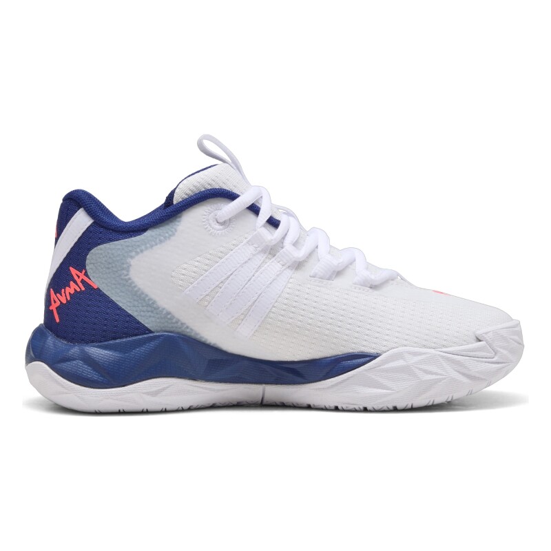 Puma Dagger 2 Jr Beyaz Çocuk Basketbol Ayakkabısı - 1