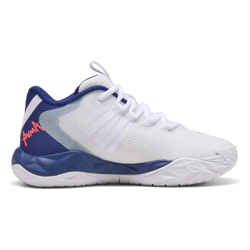 Puma Dagger 2 Jr Beyaz Çocuk Basketbol Ayakkabısı - 1