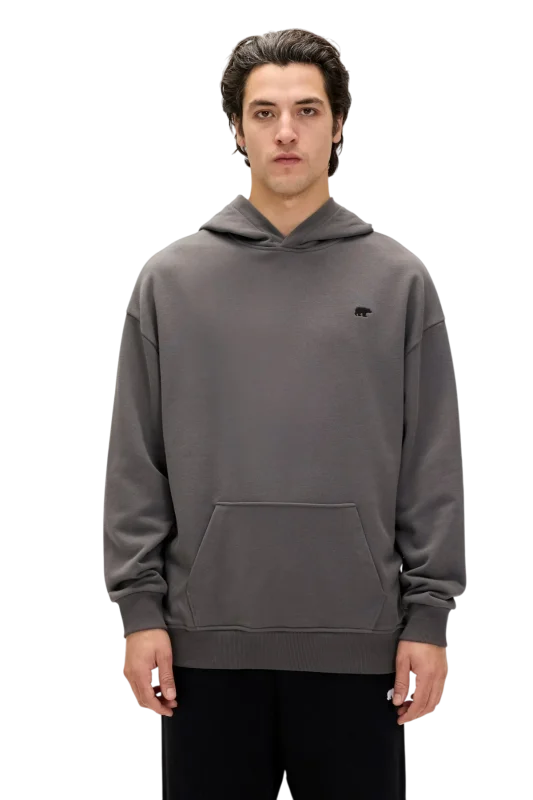 Bad Bear Drake Hoodie Os Gri Erkek Sweatshirt 