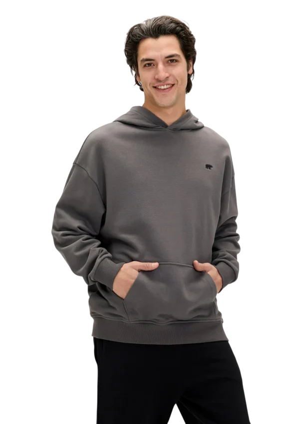 Bad Bear Drake Hoodie Os Gri Erkek Sweatshirt - 2