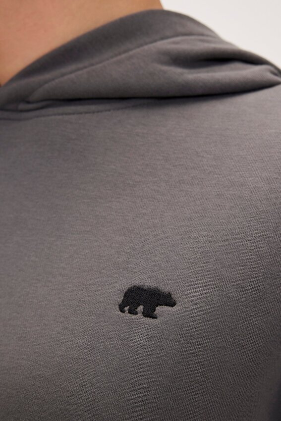 Bad Bear Drake Hoodie Os Gri Erkek Sweatshirt - 5