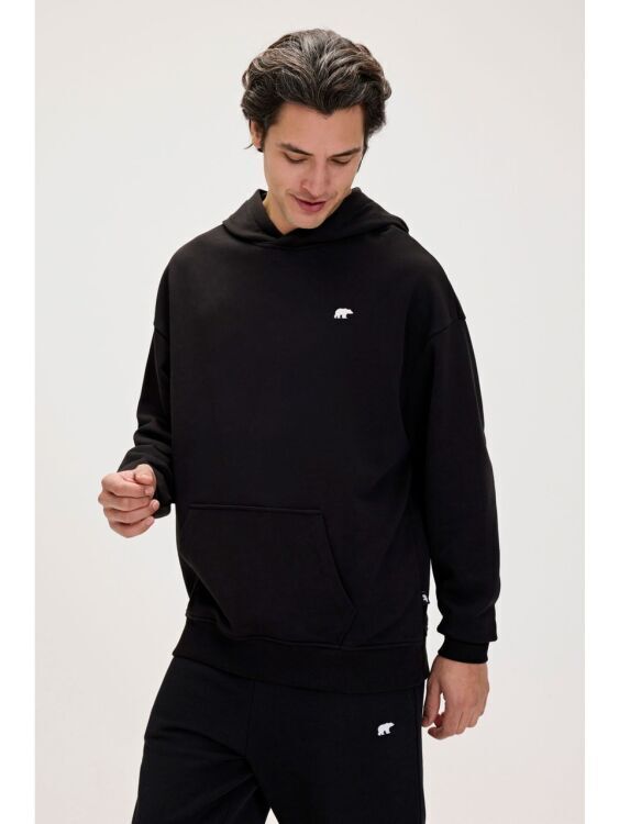 Bad Bear Drake Hoodie Os Siyah Erkek Sweatshirt - 5