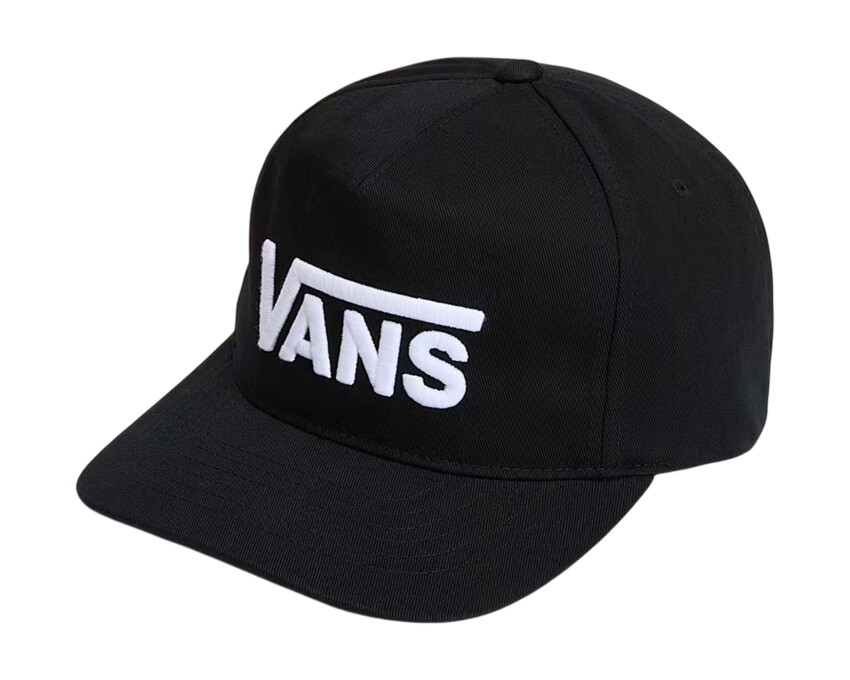 Vans Drop V Logo Snapback Siyah Unisex Şapka - 1
