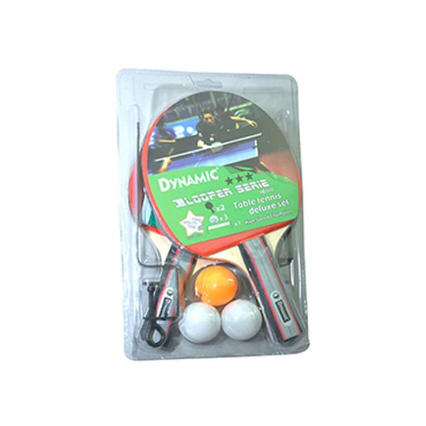 Dynamic DYNAMIC 8600D 2 RAKET 3 TOP AĞ SET STD Unisex Ping Pong Raketi 1DYAK8600D - 1