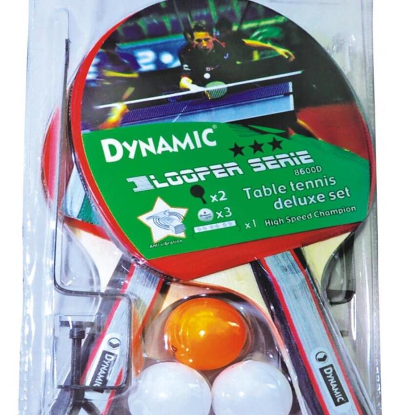 Dynamic DYNAMIC 8600D 2 RAKET 3 TOP AĞ SET STD Unisex Ping Pong Raketi 1DYAK8600D - 3
