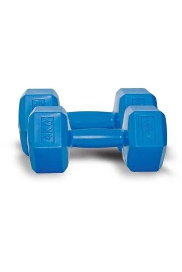 Dynamic FASHION PLASTIC DUMBBELL 4 KG Mavi Unisex Dambıl - 1