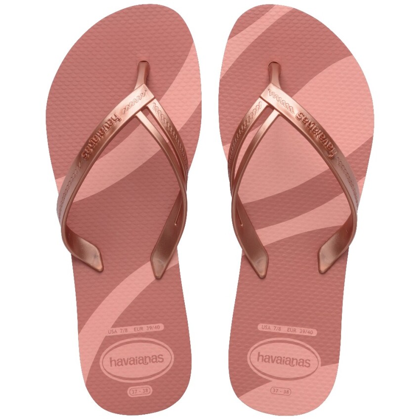 Havaianas Elegance Print Pembe Kadın Terlik - 4