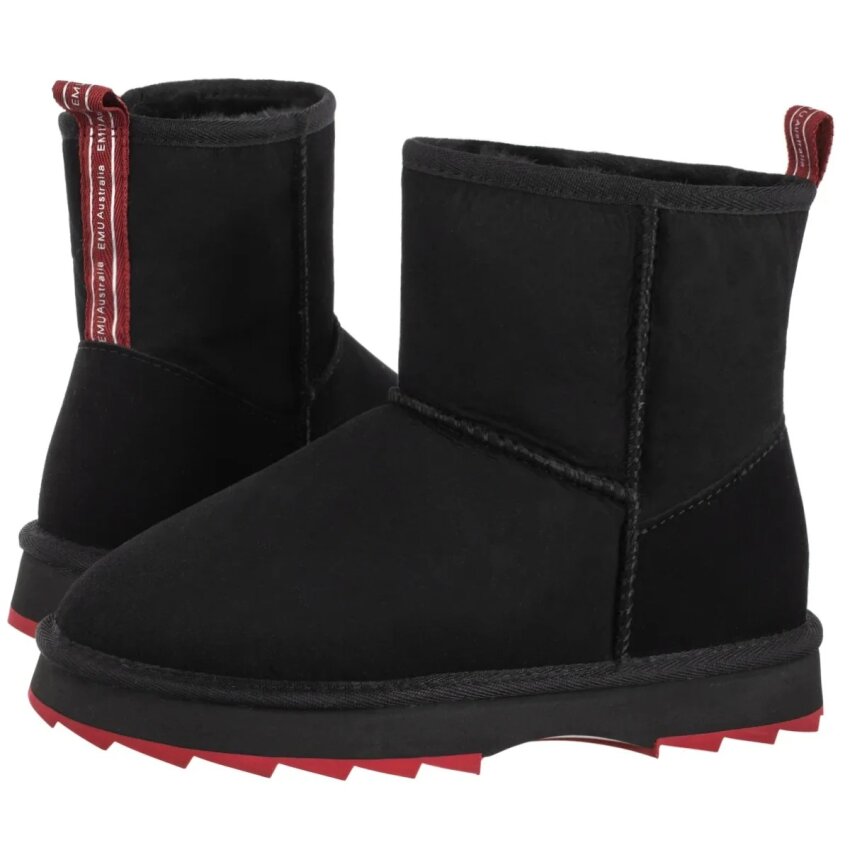 EMU Australia Sharky Mini Siyah Kadın Bot - 4