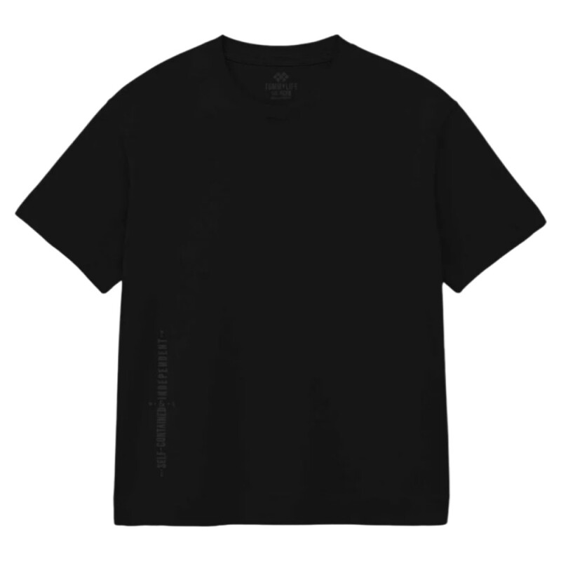 Tommy Life Battal O Yaka Siyah Erkek Tshirt - 2