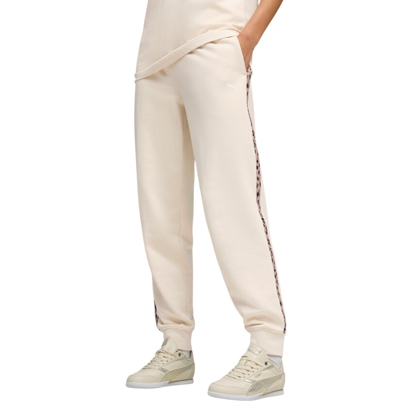 Puma Ess Graphic Animal Bej Kadın Eşofman Altı - 1