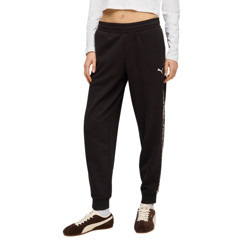 Puma Ess Graphic Animal Siyah Kadın Eşofman Altı - 1