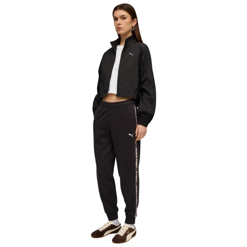 Puma Ess Graphic Animal Siyah Kadın Eşofman Altı - 3