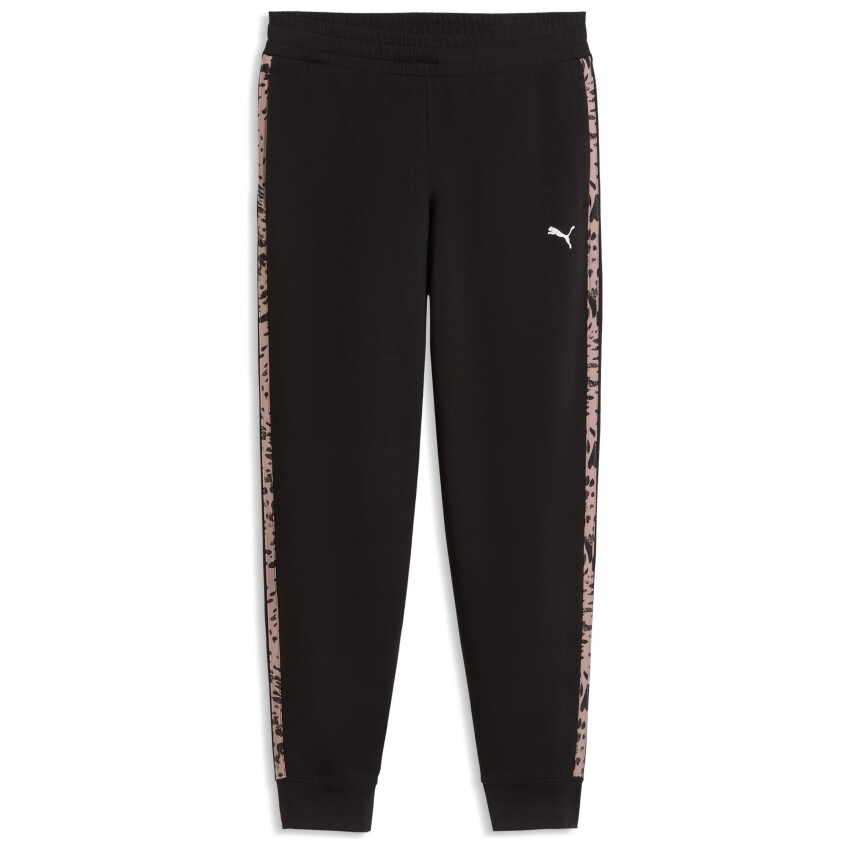 Puma Ess Graphic Animal Siyah Kadın Eşofman Altı - 4