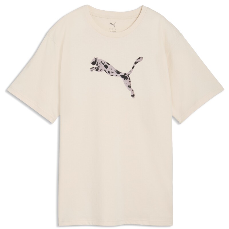 Puma Ess Graphic Animal Bej Kadın Tshirt - 4