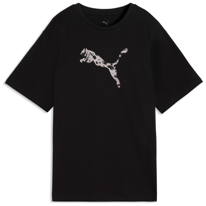 Puma Ess Graphic Animal Siyah Kadın Tshirt - 4