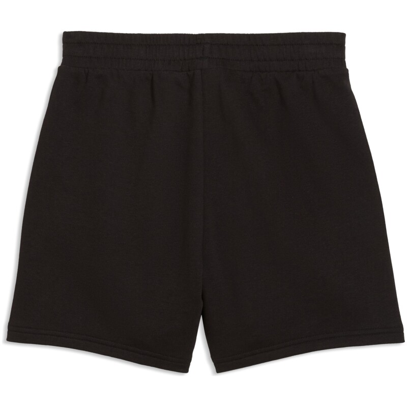 Puma Ess Script High-Waist Siyah Kadın Şort - 5