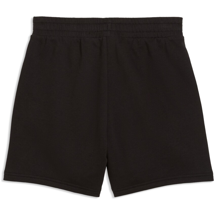 Puma Ess Script High-Waist Siyah Kadın Şort - 5