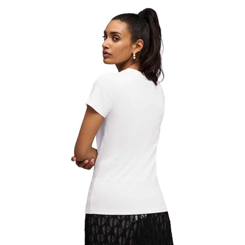 Puma Ess Script Beyaz Kadın Tshirt - 2
