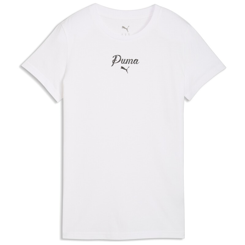 Puma Ess Script Beyaz Kadın Tshirt - 4