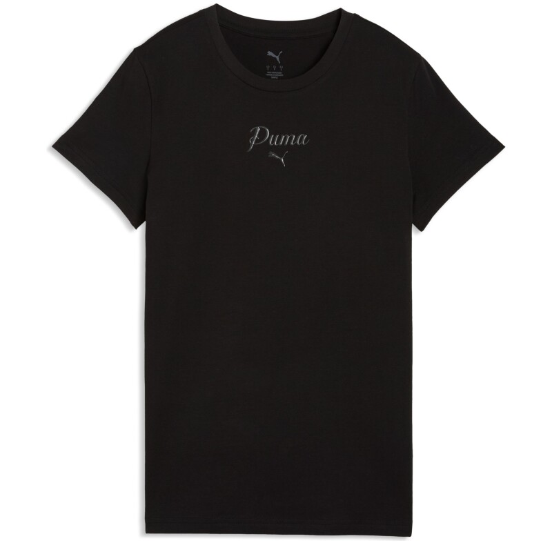 Puma Ess Script Siyah Kadın Tshirt - 4