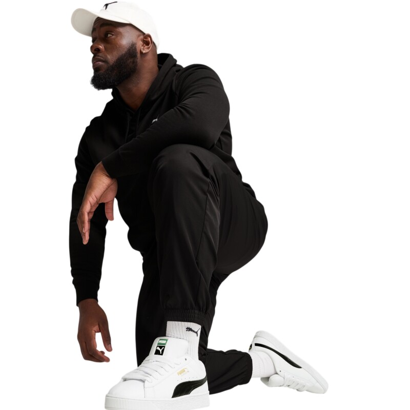 Puma Ess Woven Siyah Erkek Eşofman Altı - 4