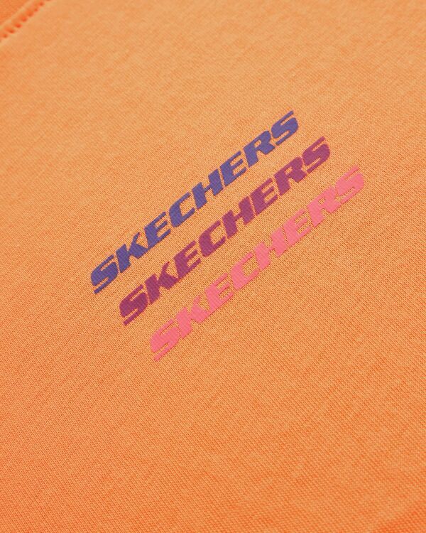 Skechers Essential W Short Sleeve T-Shirt Turuncu Kadın Tshirt - 5