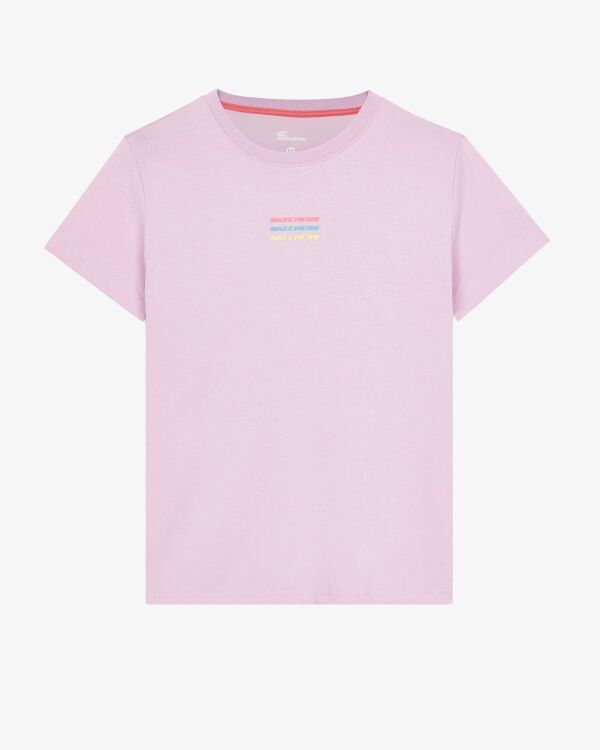 Skechers Essential W Short Sleeve T-Shirt Mor Kadın Tshirt - 1