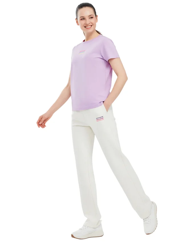 Skechers Essential W Short Sleeve T-Shirt Mor Kadın Tshirt - 3