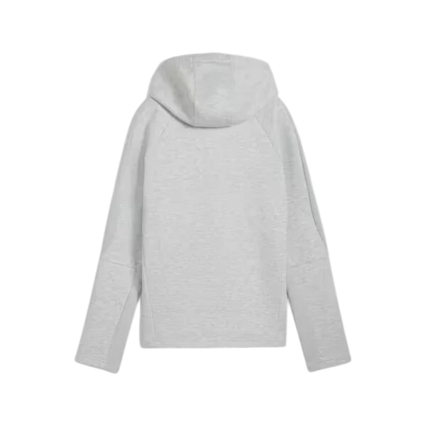 Puma EVOSTRIPE Full-Zip Hoodie Gri Kadın Sweatshirt - 4