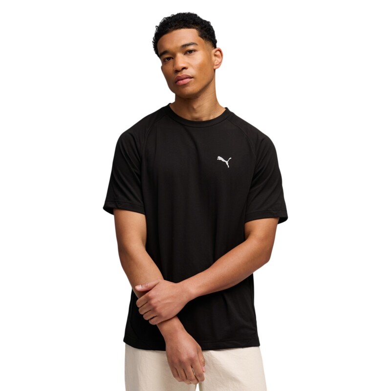 Puma Evostripe Siyah Erkek Tshirt - 1