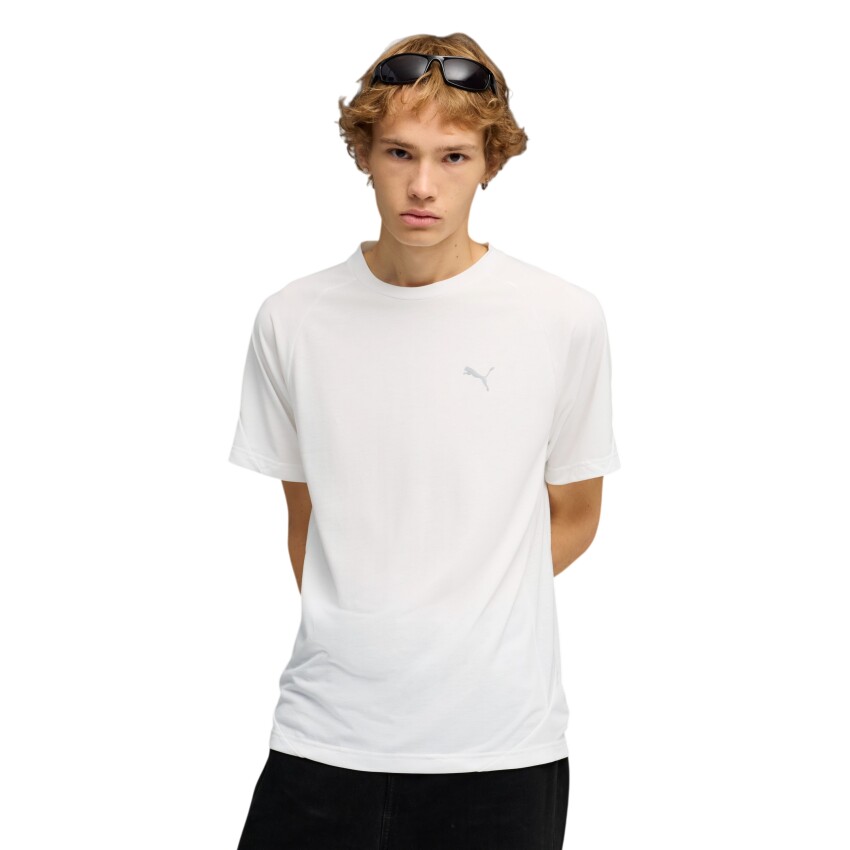Puma Evostripe Beyaz Erkek Tshirt - 1