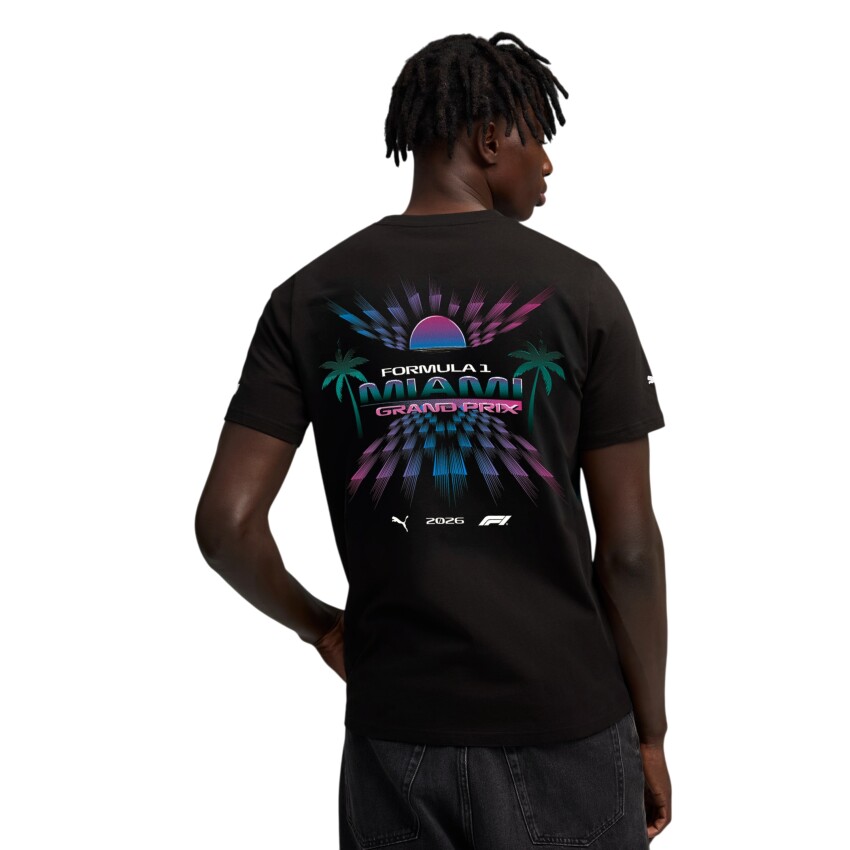Puma F1 Miami Siyah Erkek Tshirt - 2