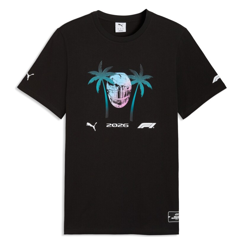 Puma F1 Miami Siyah Erkek Tshirt - 4