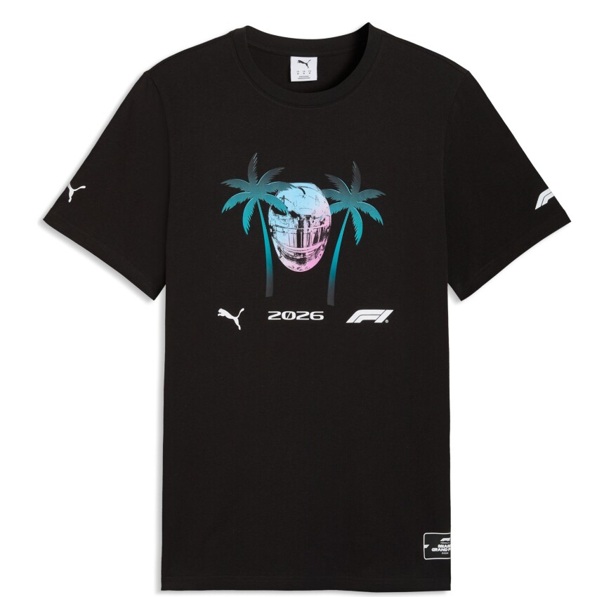 Puma F1 Miami Siyah Erkek Tshirt - 4