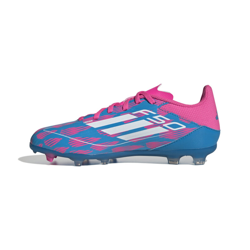 Adidas F50 LEAGUE FG/MG J Mavi Çocuk Krampon - 2