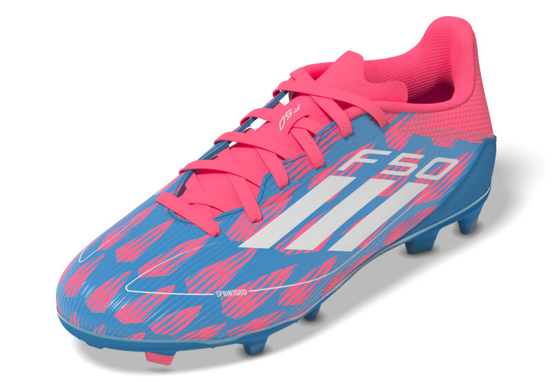 Adidas F50 LEAGUE FG/MG J Mavi Çocuk Krampon - 9