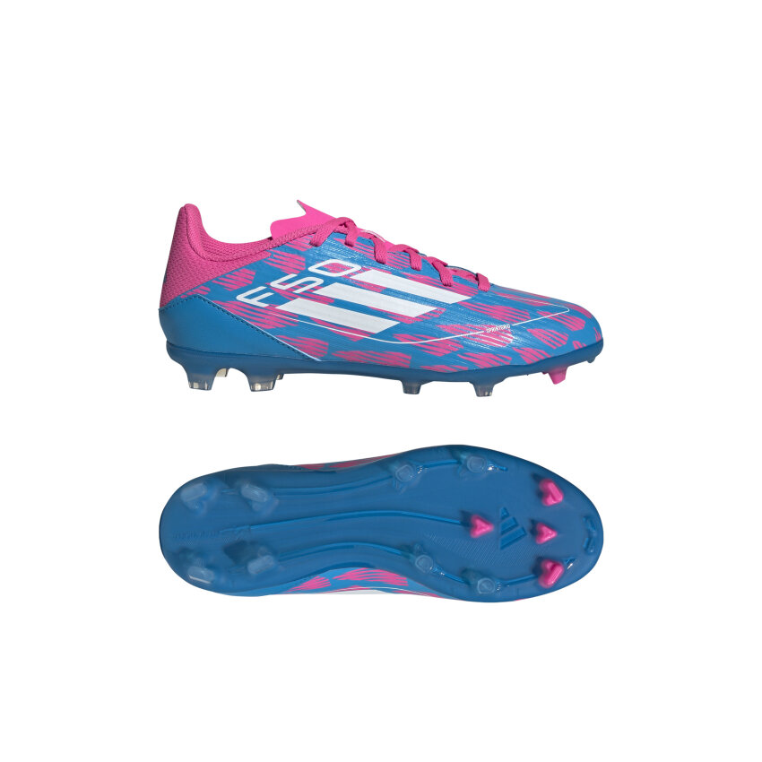 Adidas F50 LEAGUE FG/MG J Mavi Çocuk Krampon - 10