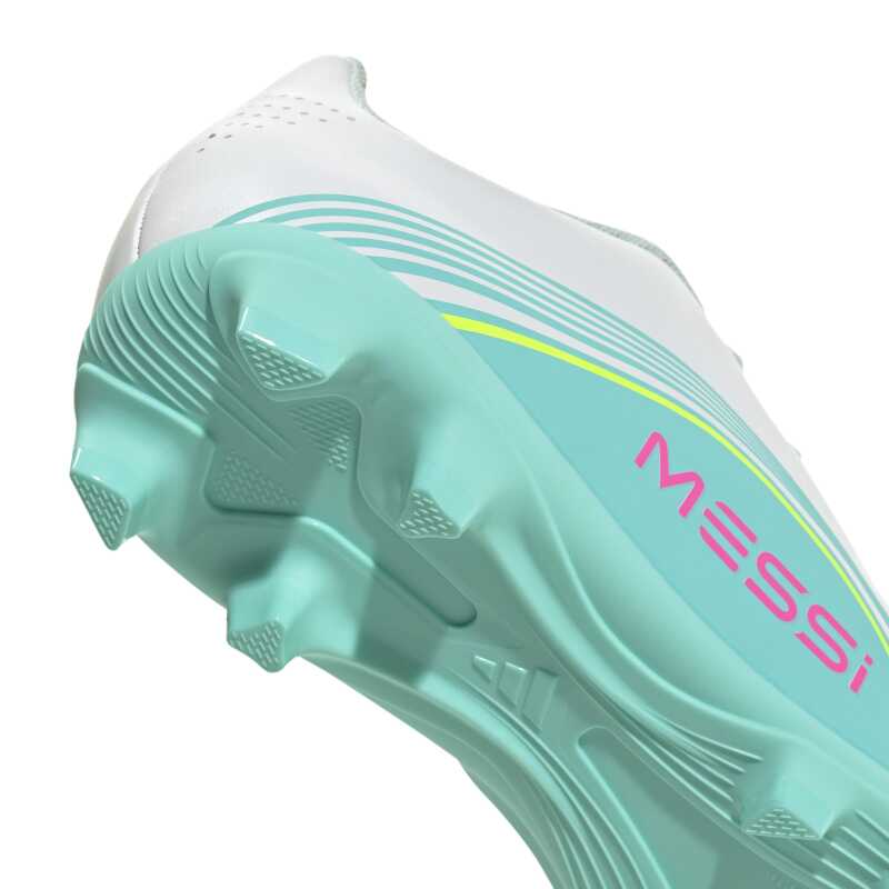 Adidas F50 Messi Club Fg/Mg Beyaz Çocuk Krampon - 8