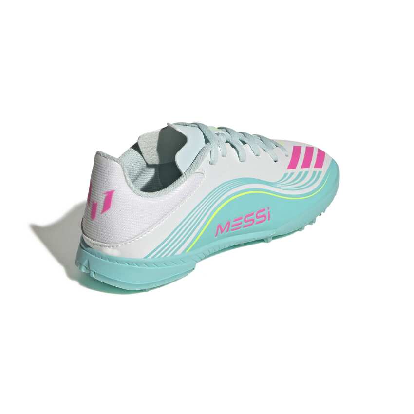 Adidas F50 Messi League Beyaz Çocuk Halı Saha Ayakkabısı - 4