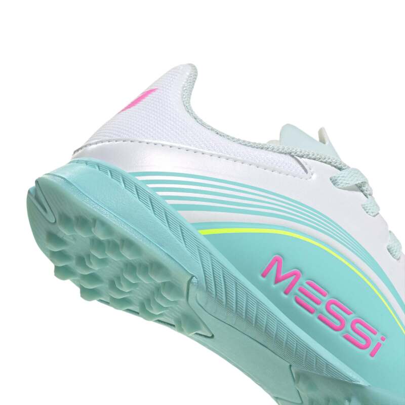 Adidas F50 Messi League Beyaz Çocuk Halı Saha Ayakkabısı - 8