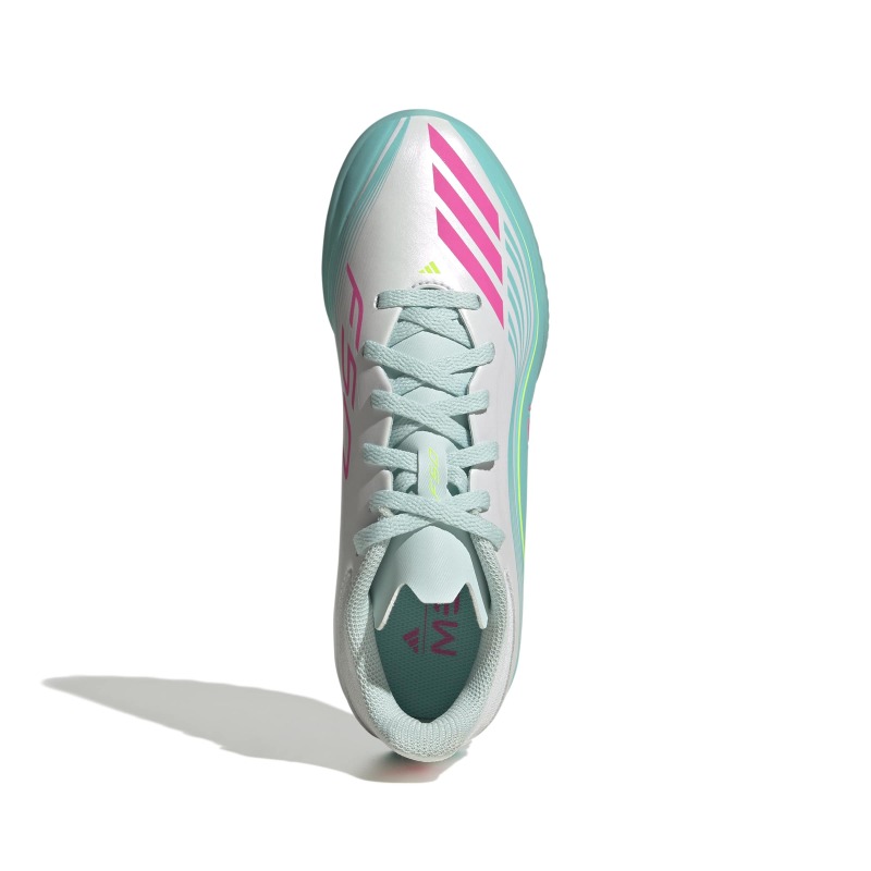 Adidas F50 Messi League Beyaz Çocuk Halı Saha Ayakkabısı - 6