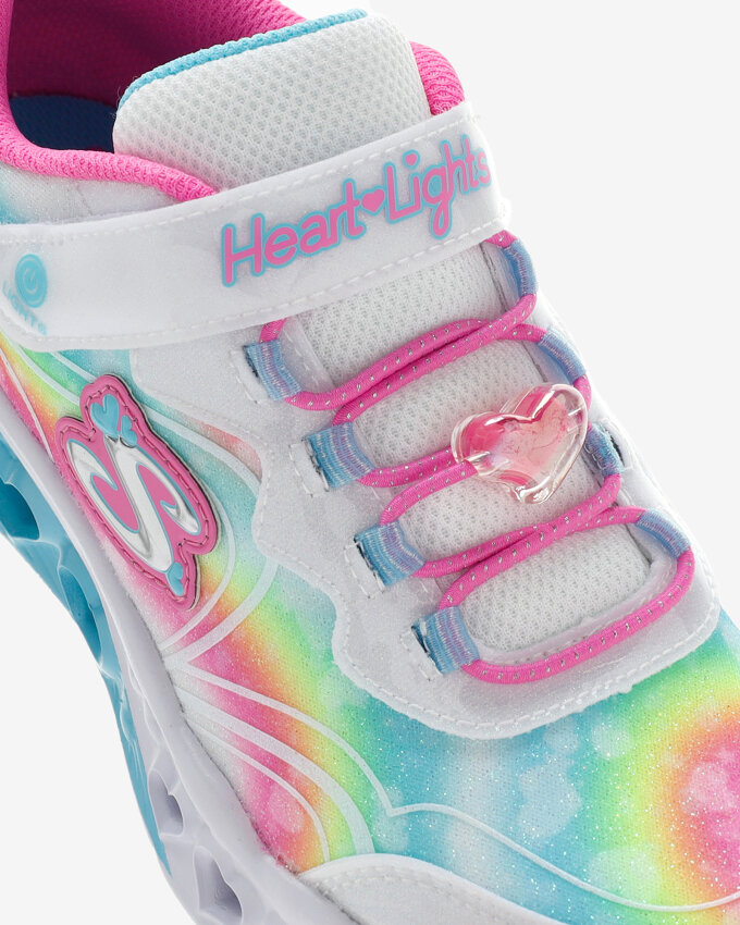 Skechers Flutter Heart Lights - Groovy Swirl Çocuk Günlük Ayakkabı - 8