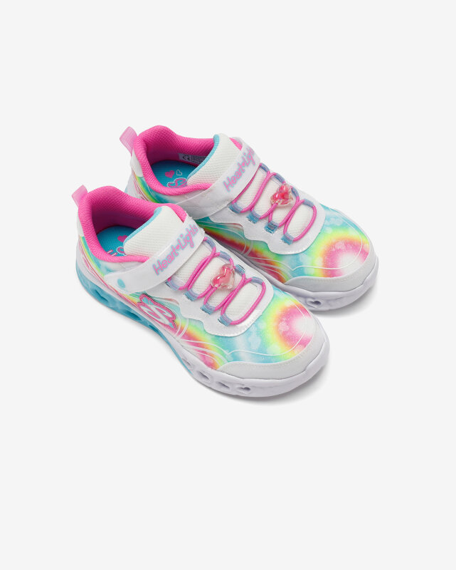 Skechers Flutter Heart Lights - Groovy Swirl Çocuk Günlük Ayakkabı - 4