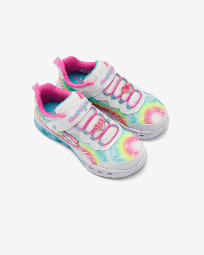Skechers Flutter Heart Lights - Groovy Swirl Çocuk Günlük Ayakkabı - 4