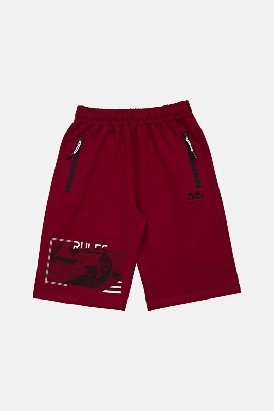 Forinns ŞORT KIRMIZI Çocuk Şort F10EG-03243-05 - 1