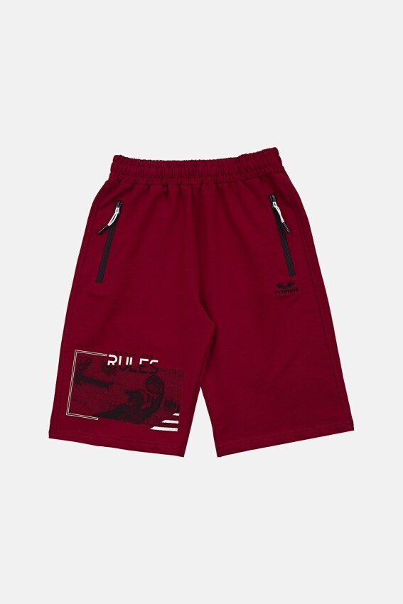 Forinns ŞORT KIRMIZI Çocuk Şort F10EG-03243-05 - 1