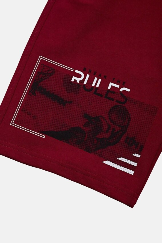 Forinns ŞORT KIRMIZI Çocuk Şort F10EG-03243-05 - 4