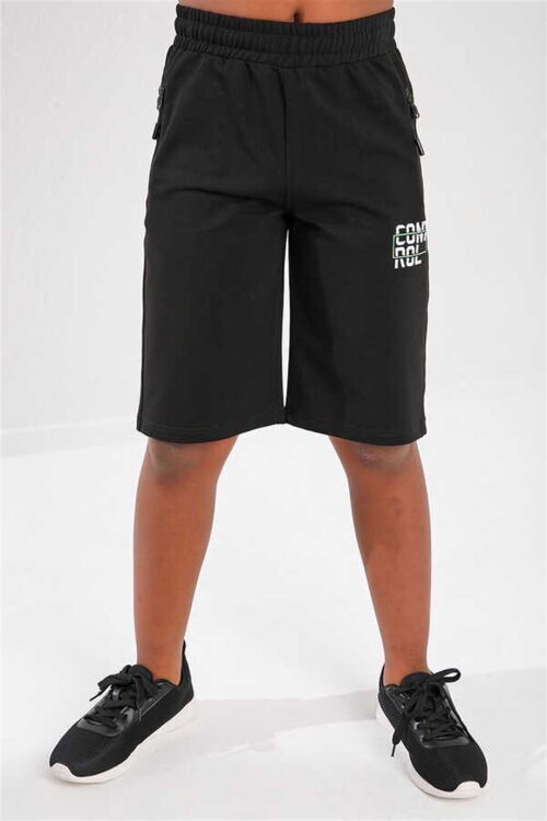 Forinns ŞORT SİYAH Çocuk Şort F10EÇ-03246-01 - 2